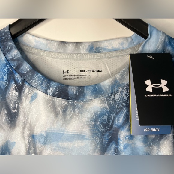 Under Armour Stretch wBreathable Mesh Back Long Sleeved Crew Neck Active Top - Picture 7 of 16